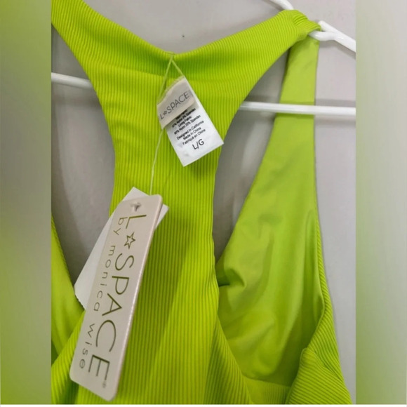 L*Space Ribbed Ridin' High Tara Bikini Top size large - Picture 2 of 4